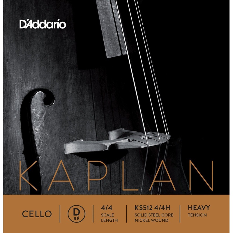 D’Addario Kaplan Cello D String 4/4 – Heavy