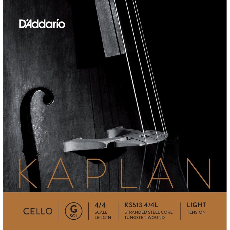 D’Addario Kaplan Cello G String 4/4 – Light