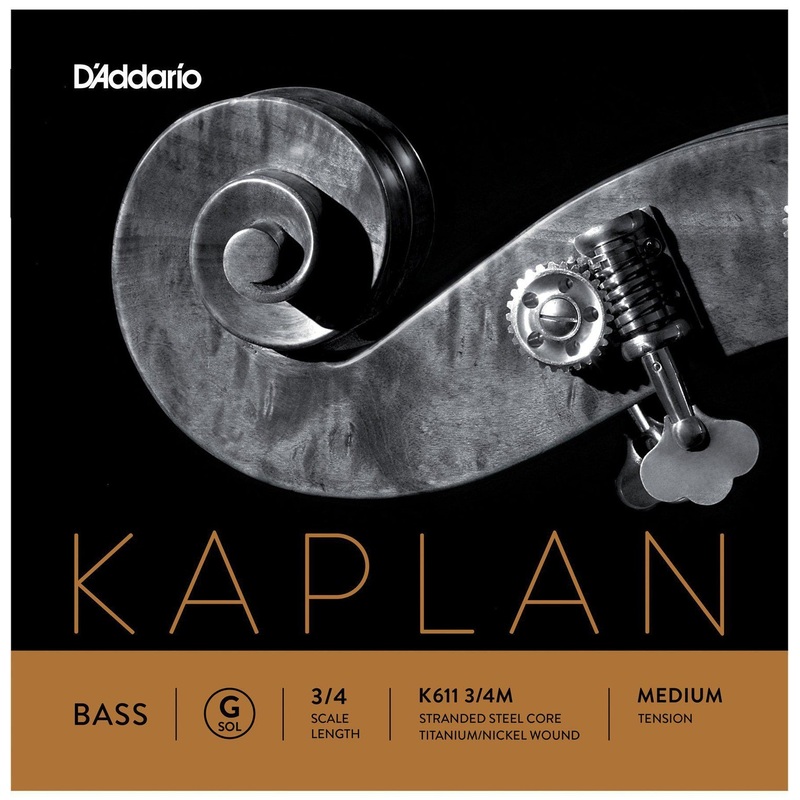 D’Addario Kaplan Double Bass G String 3/4 (Medium)