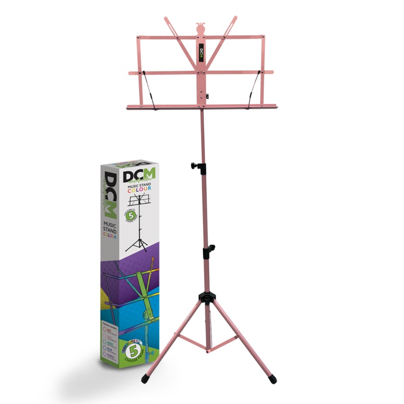 DCM Folding Music Stand with Bag Pink