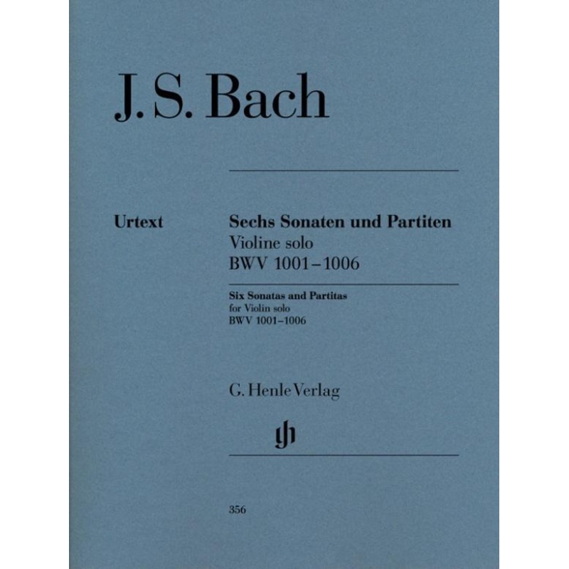 Bach, J.S., Three Sonatas And Three Partitas BWV 1001-1006 for Violin (Henle)