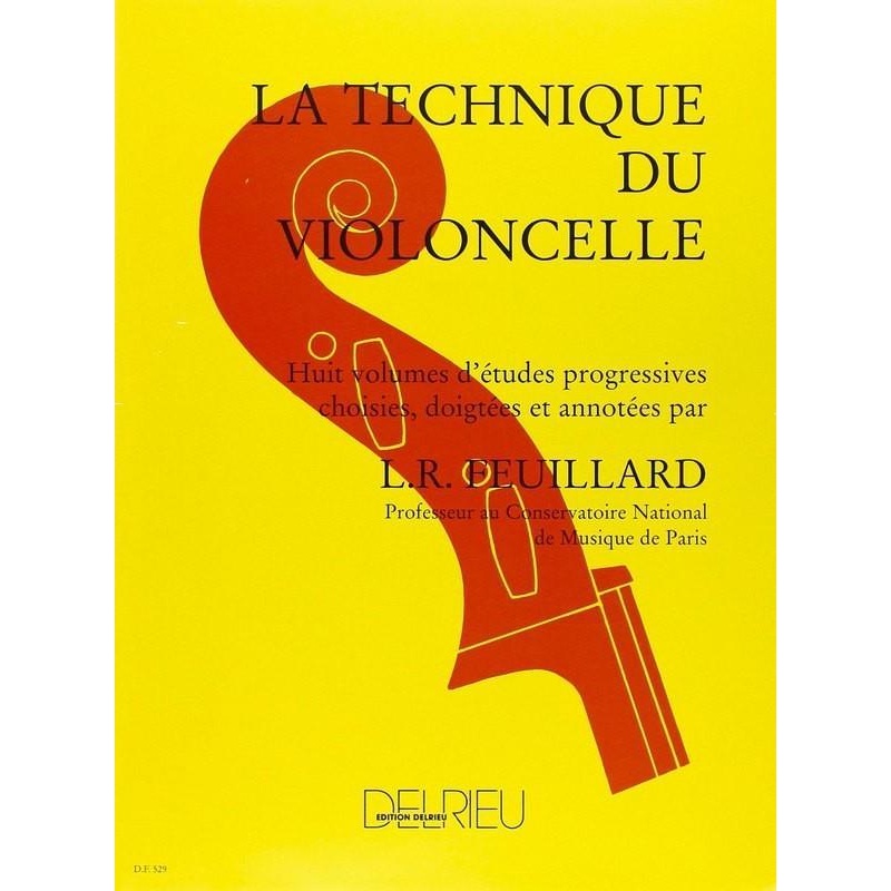 Feuillard, Technique for the Cello Volume 5 (Delrieu)