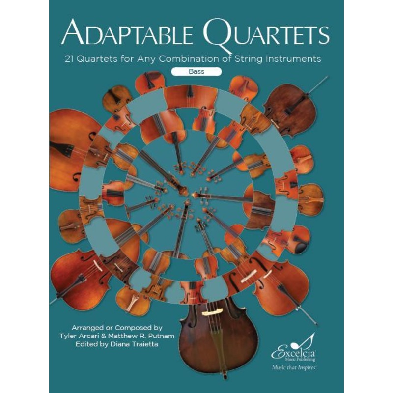 Adaptable Quartets for Strings Double Bass (Excelcia Music Publishing)