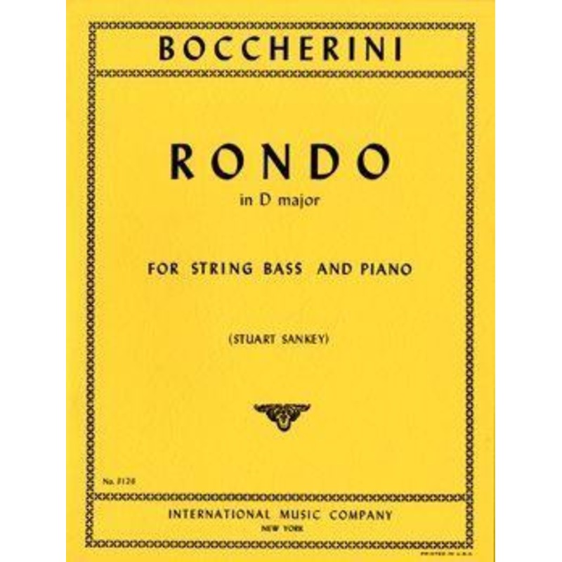 Boccherini, Rondo in D Major for Double Bass and Piano (IMC)