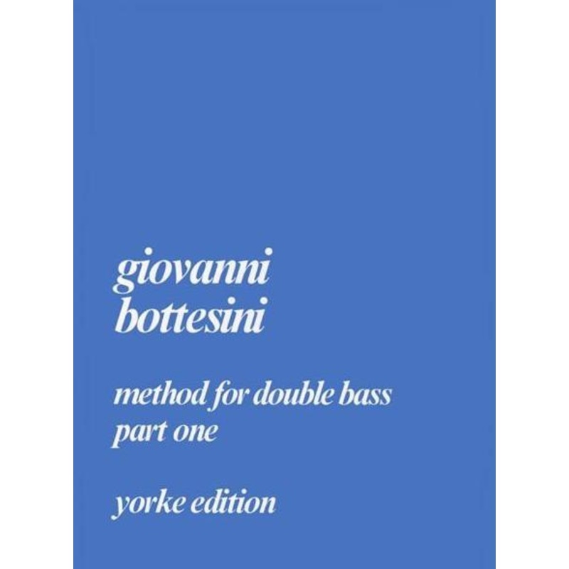 Bottesini, Method for Double Bass Book 1 (Yorke)
