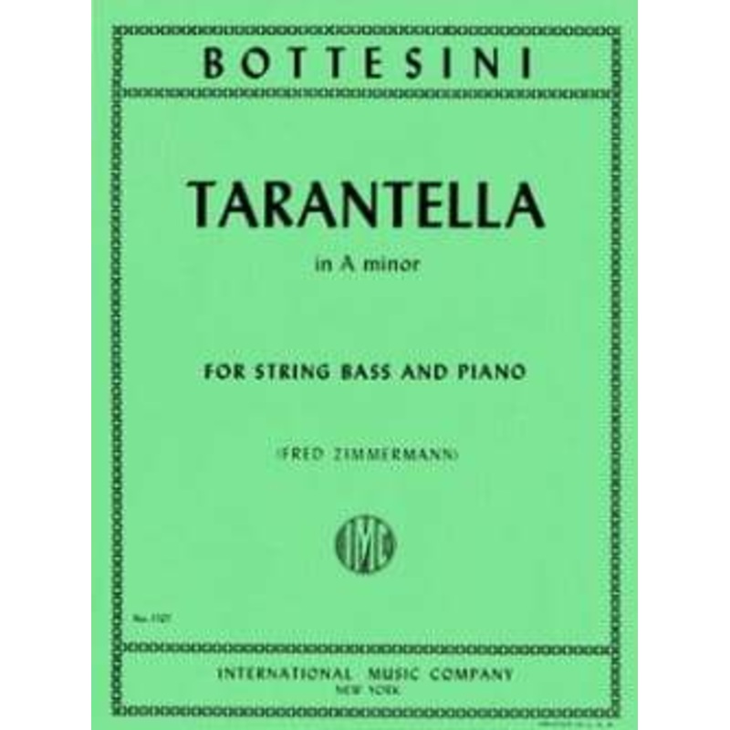 Bottesini, Tarantella in A Minor for Double Bass and Piano (IMC)