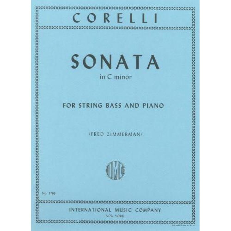 Corelli, Sonata in C Minor Op. 5 No. 8 for Double Bass and Piano (IMC)