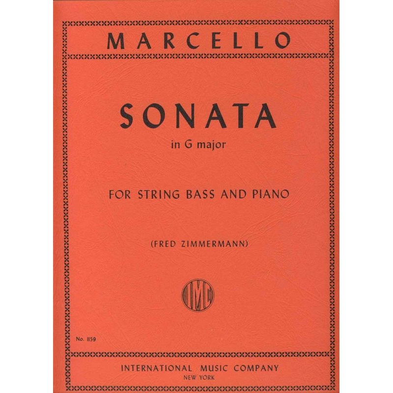 Marcello, Sonata in G for Double Bass and Piano (IMC)
