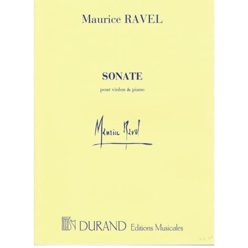 Ravel, Sonata for Violin and Piano (Durand)