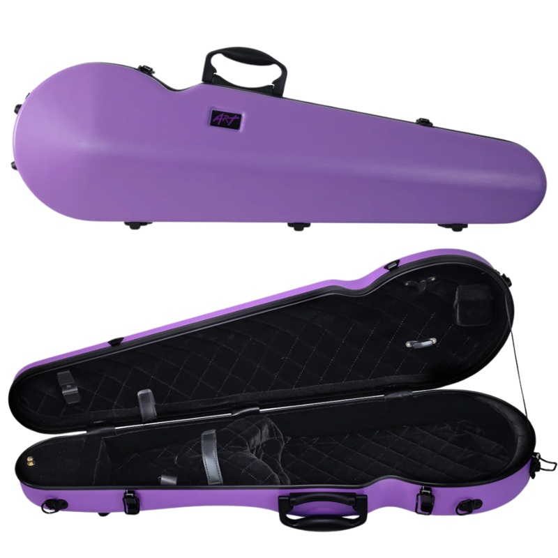 ART Shaped Violin Case Amethyst Purple 3/4-4/4