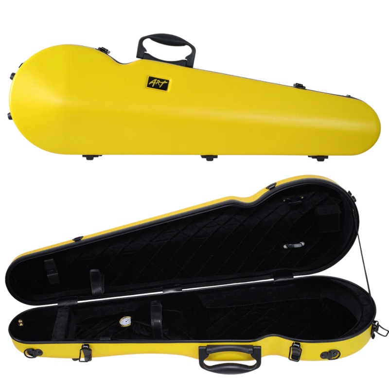ART Shaped Violin Case Canary Yellow 3/4-4/4
