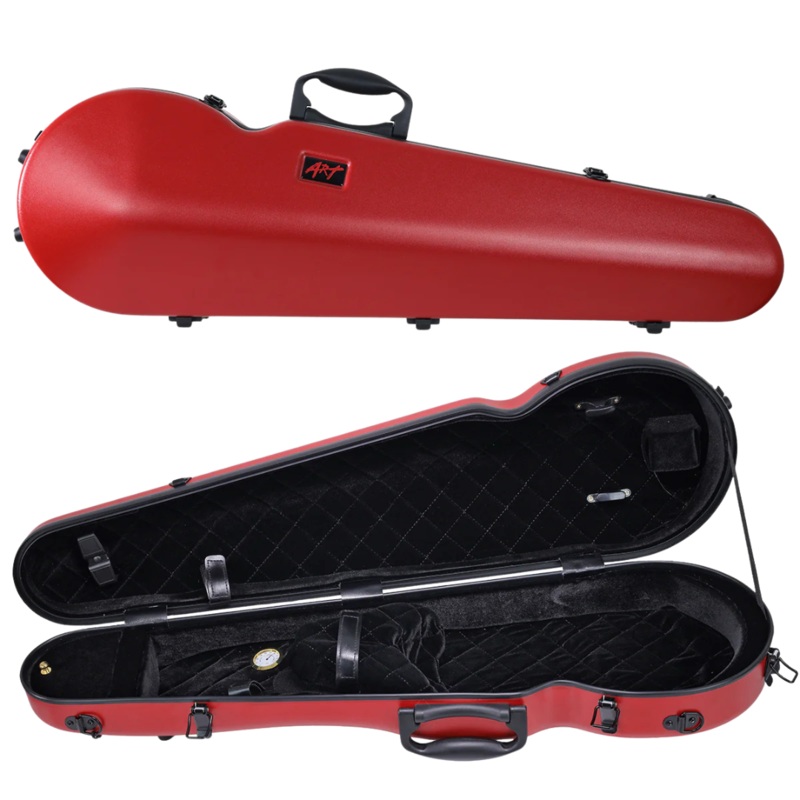 ART Shaped Violin Case Cherry Red 3/4-4/4