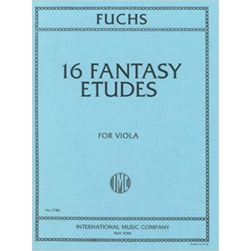 Fuchs, 16 Fantasy Etudes for Viola (IMC)