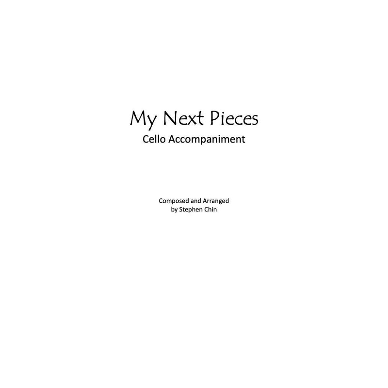My Next Pieces String Accompaniment Score for Cello