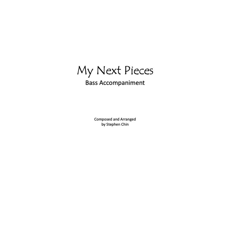 My Next Pieces String Accompaniment Score for Double Bass