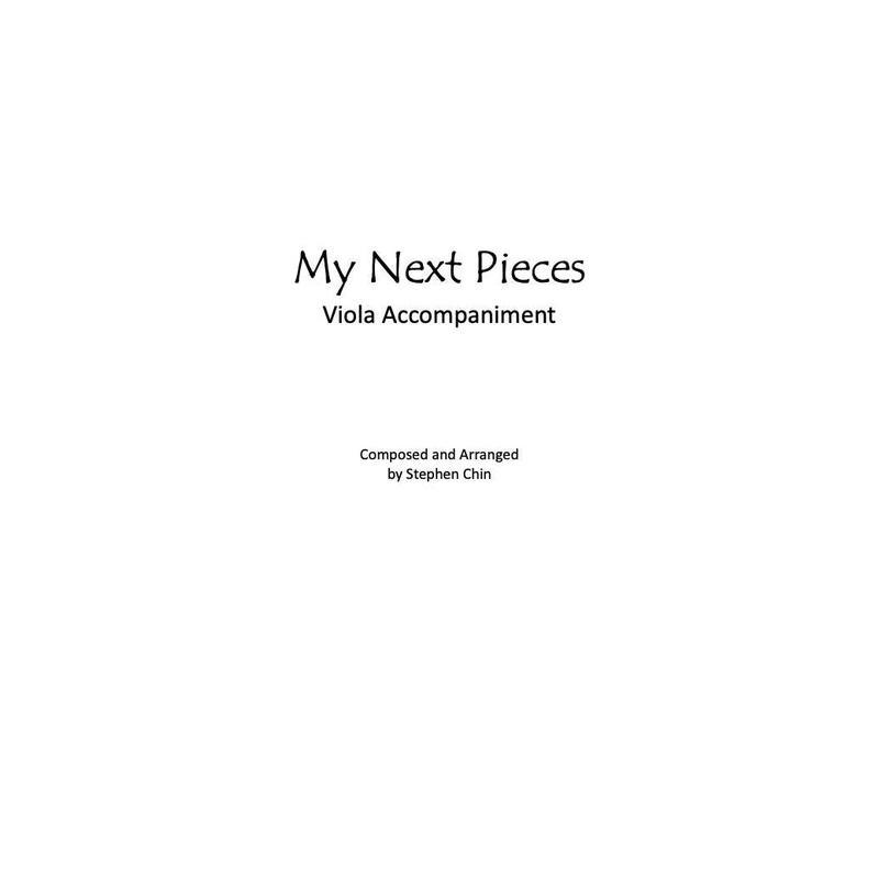 My Next Pieces String Accompaniment Score for Viola