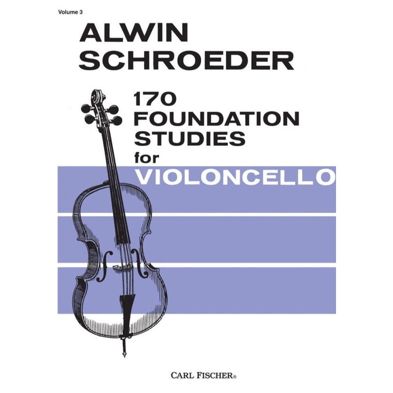 Schroeder, 170 Studies for Cello Volume 3 (Fischer)