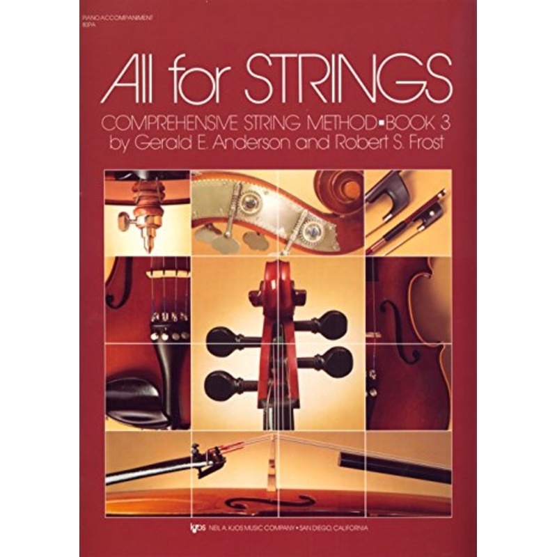 All for Strings Book 3 Piano Accompaniment