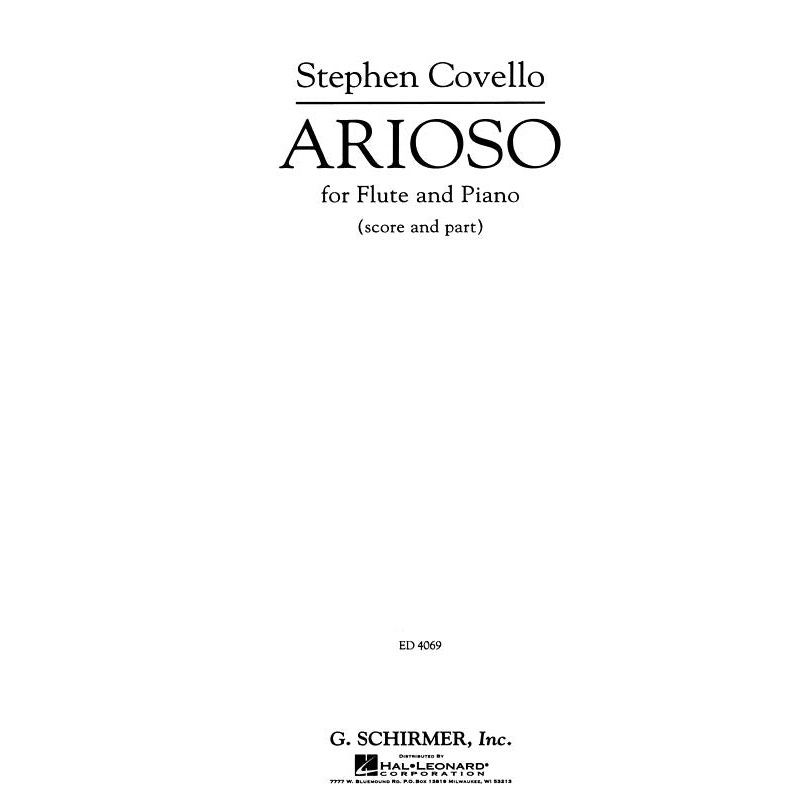 Arioso (Flute and Piano)