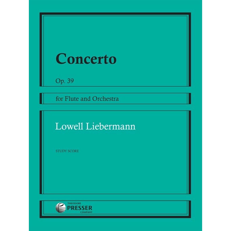 Concerto for Flute and Orchestra, Op. 39 (Study Score)