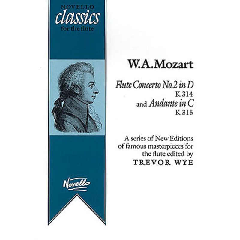 Concerto No. 2 in D Major, K314 and Andante in C Major, K315 (Flute and Piano)