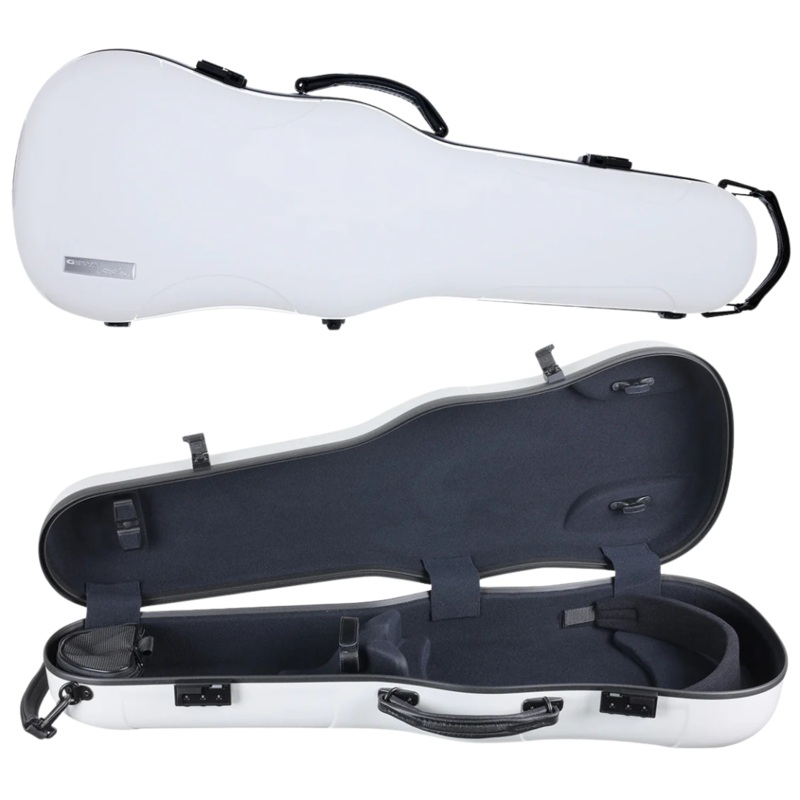 GEWA Air Shaped Viola Case Adjustable White with Subway Handle