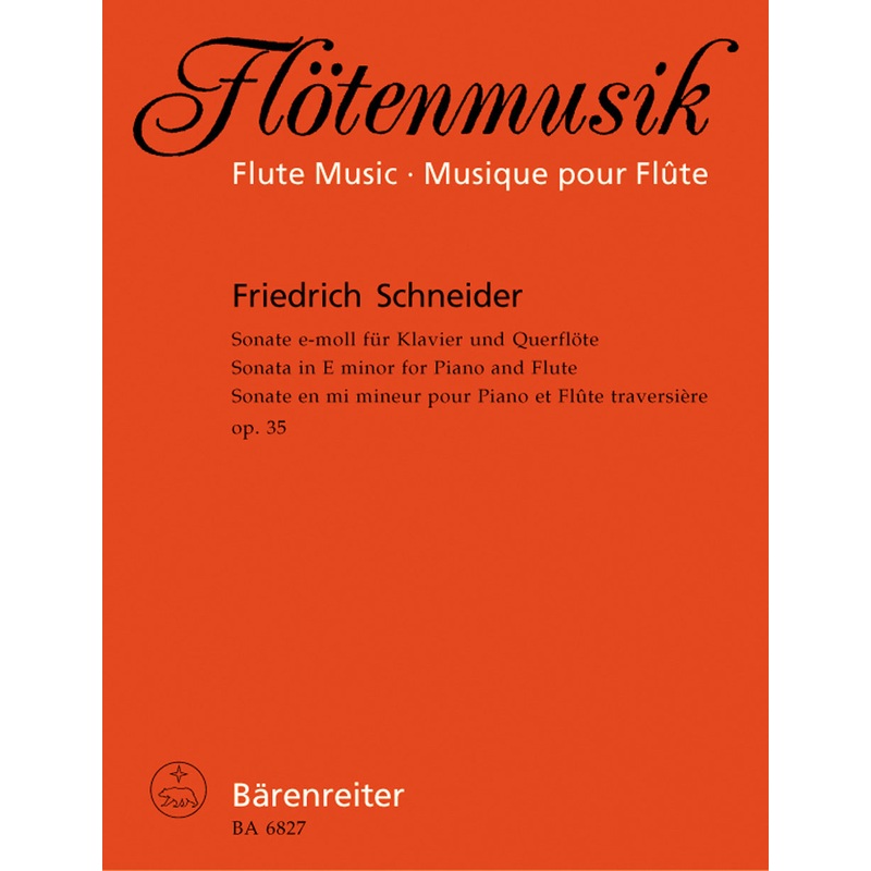 Sonata in e minor, op. 35 (Flute and Piano)