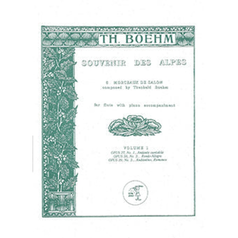 Souvenir Des Alpes, Vol 1 No. 1-3 (Flute and Piano)