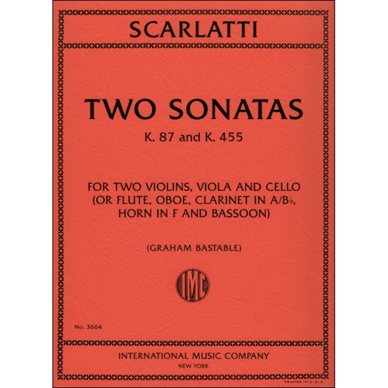 Two Sonata K. 87 and K. 455 (Flute and Winds)