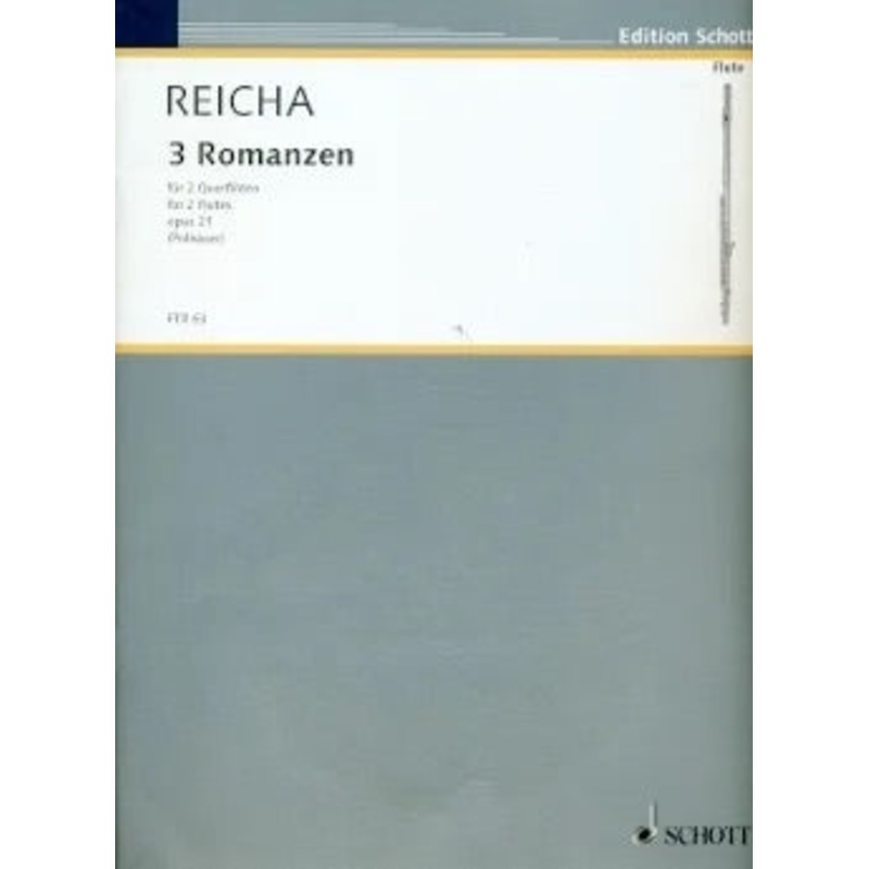 3 Romances, Op. 21 (Two Flutes)