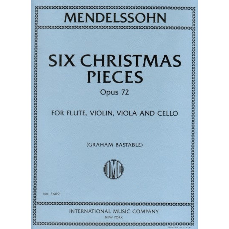 Six Christmas Pieces Op. 72 (Flute and Strings)