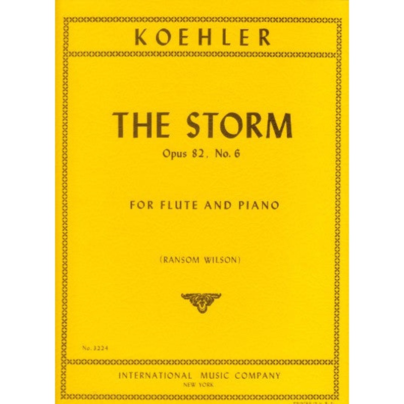 The Storm Op. 82 No. 6 (Flute and Piano)