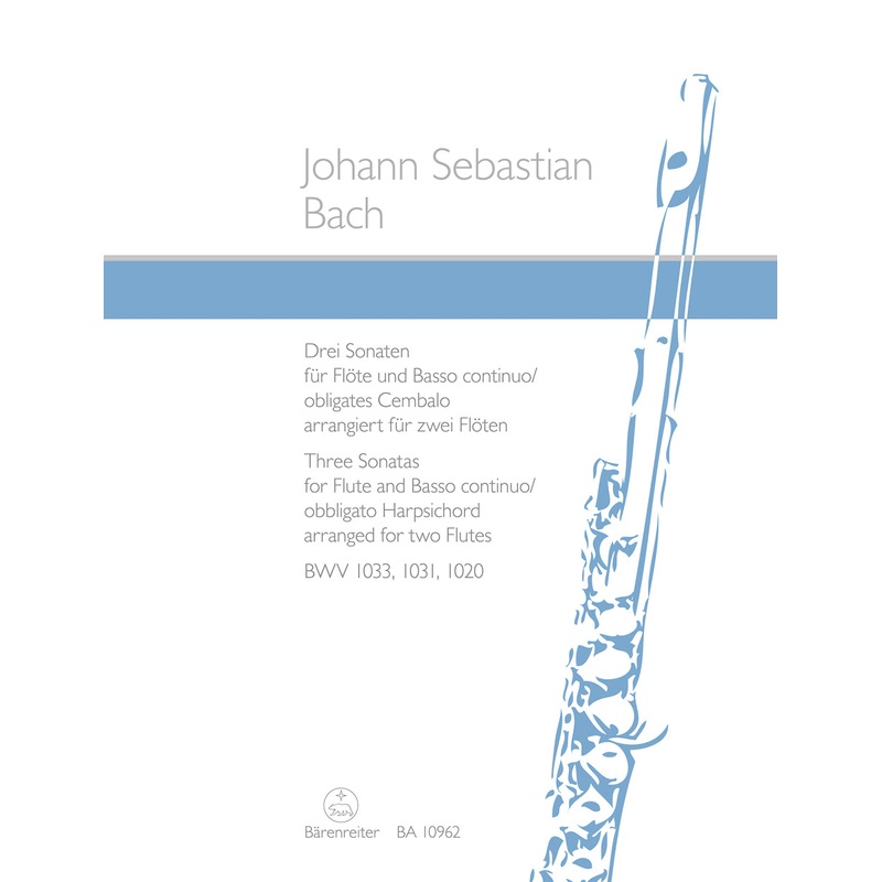 Three Sonatas for Flute and Basso Continuo (Two Flutes)