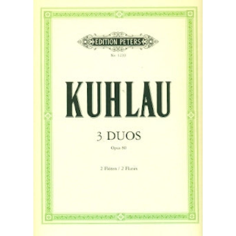 3 Duos Op. 80 (Two Flutes)