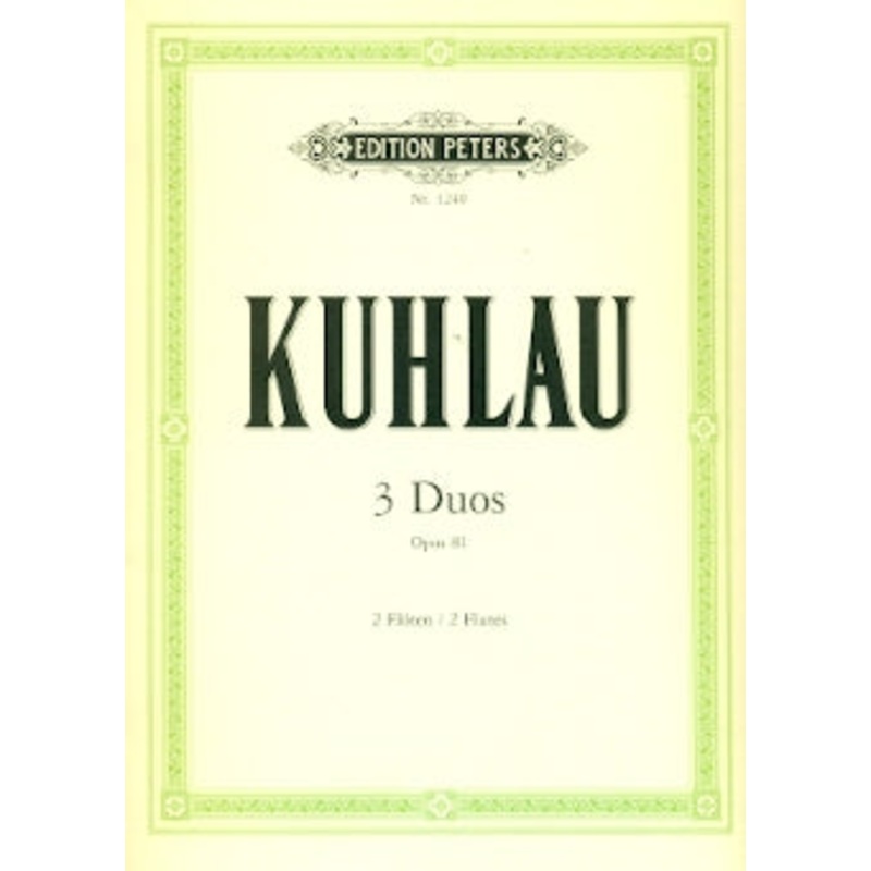 3 Duos Op. 81 (Two Flutes)