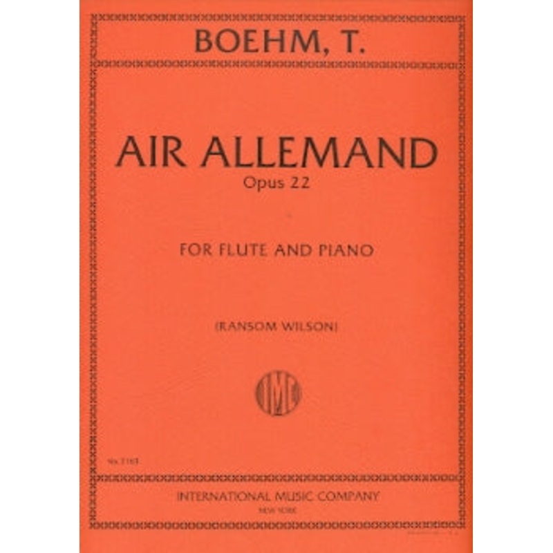 Air Allemand, Op. 22 (Flute and Piano)