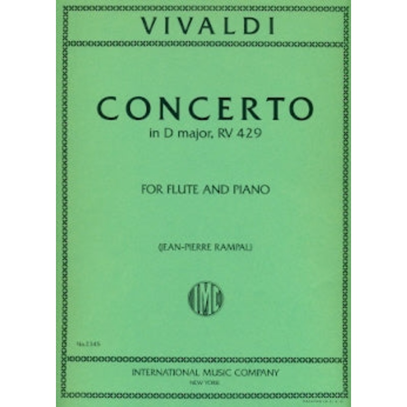 Concerto in D Major, RV429 (Flute and Piano)