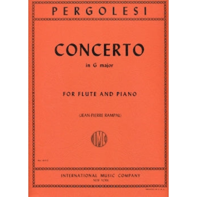 Concerto in G Major (Flute and Piano)