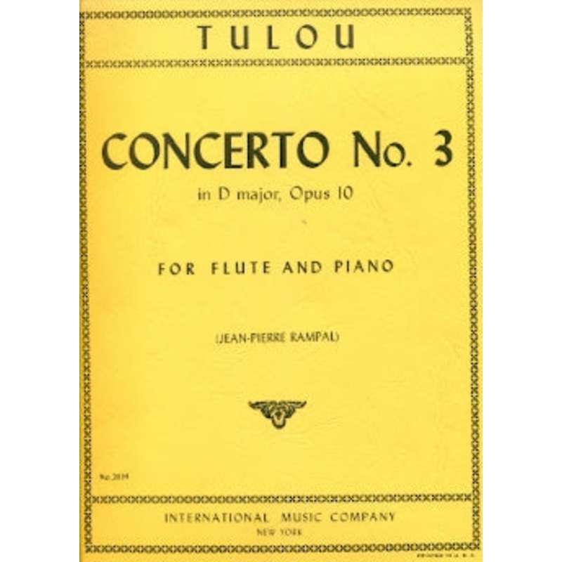 Concerto No. 3 in D Major (Flute and Piano)
