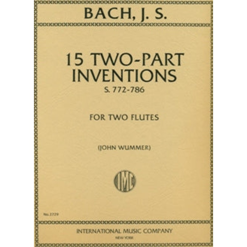 Fifteen Two-Part Inventions (Two Flutes)