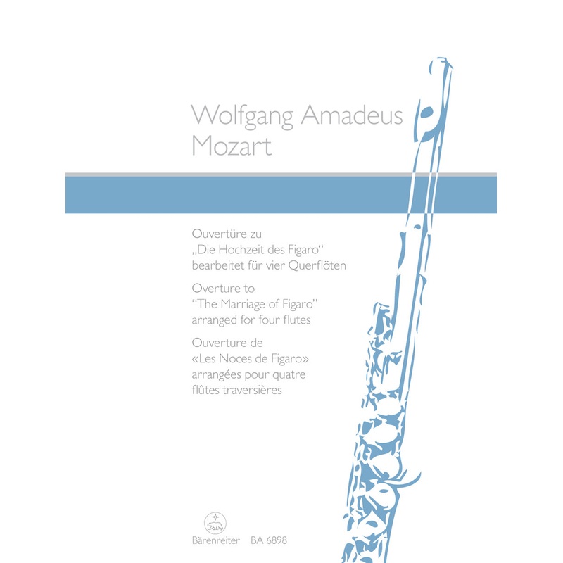 Ouverture from The Marriage of Figaro (Four Flutes)