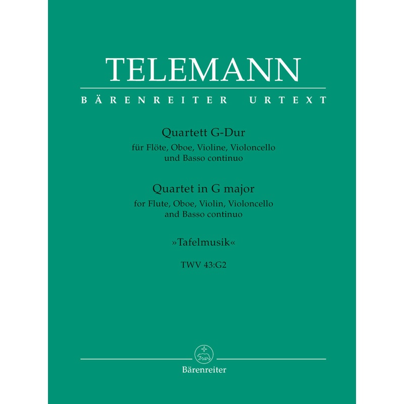 Quartet in G major TWV 43:G2 (flute, oboe, violin, cello)