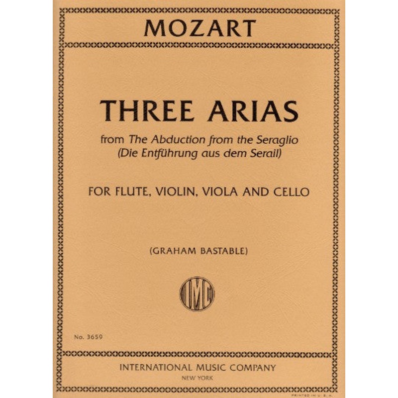 Three Arias from the Abduction from the Seraglio (Flute and Strings)