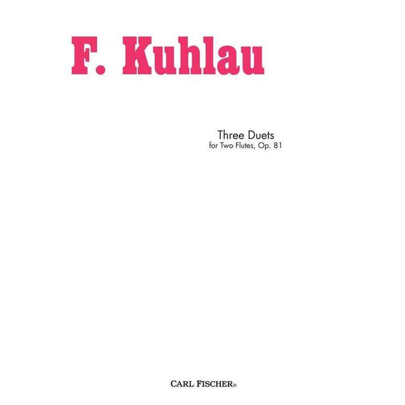 3 Duets, Op. 81 (Two Flutes)