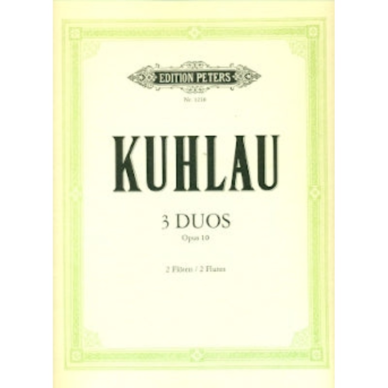 3 Duos Concertantes Op. 10 (Two Flutes)