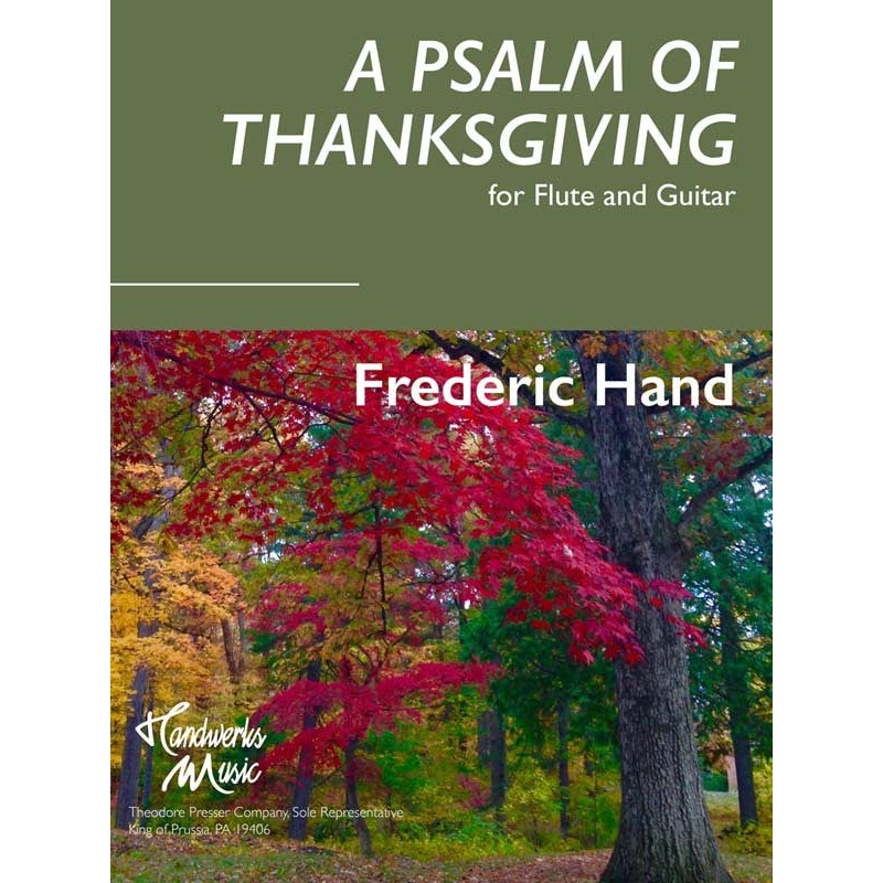 A Psalm of Thanksgiving (Flute and Guitar)