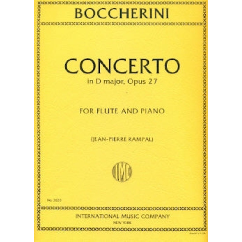 Concerto in D Major, Op. 27 (Flute and Piano)