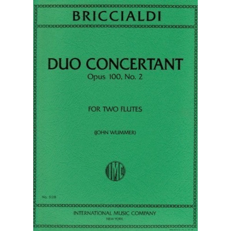 Duo Concertante, No. 2 Op. 100 (Two Flutes)