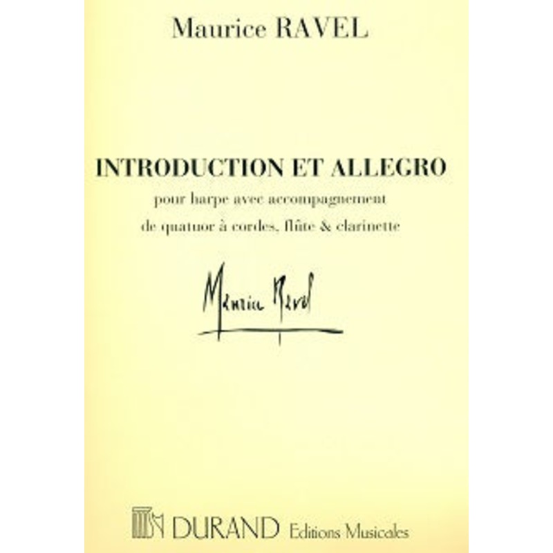 Introduction and Allegro (flute, clarinet, harp, strings)