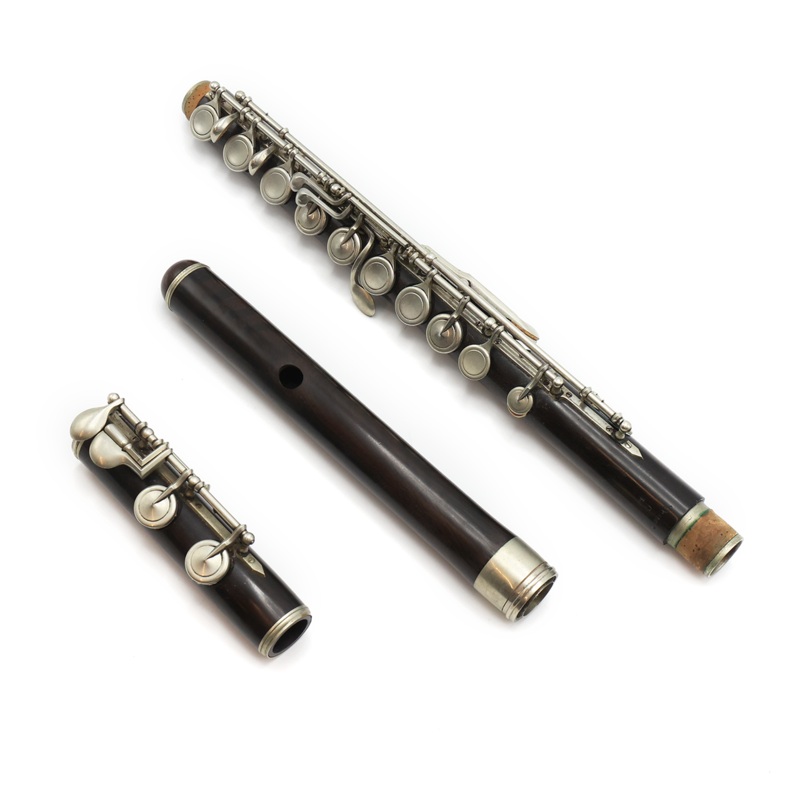 No Name Wood Flute #U-C35-003 – Grenadilla, inline G, C footjoint